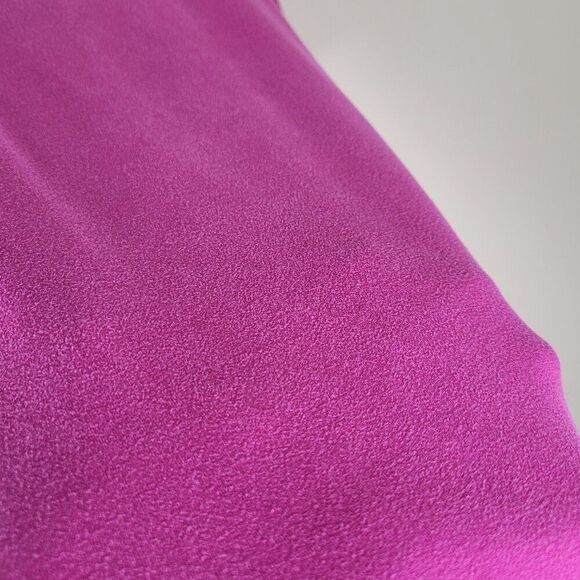 Eileen Fisher Tencel Stretch Jersey T-Shirt Dress Short Sleeve Dark Pink Size L - Picture 11 of 15